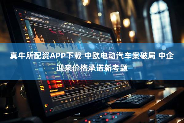 真牛所配资APP下载 中欧电动汽车案破局 中企迎来价格承诺新考题